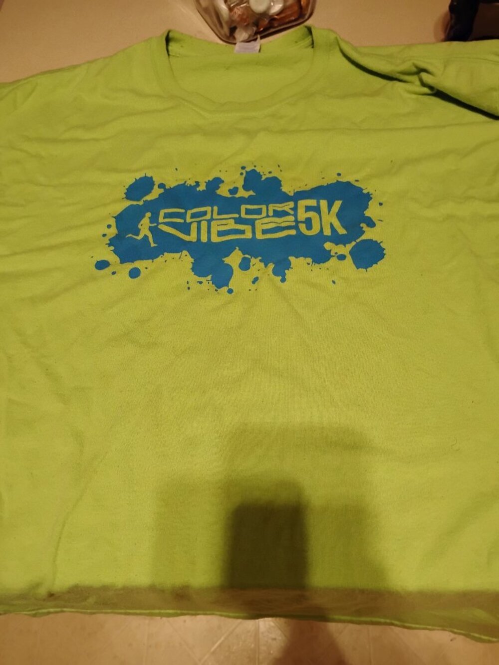 Color Vibe 5k tee shirt AND socks